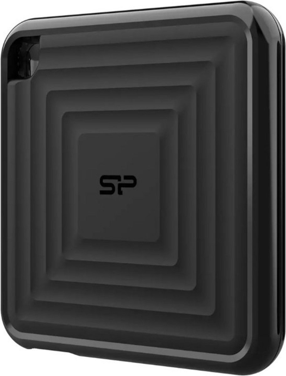 Silicon Power 512GB PC60 USB-C 3.2 Gen 2 Portable External SSD Zwart