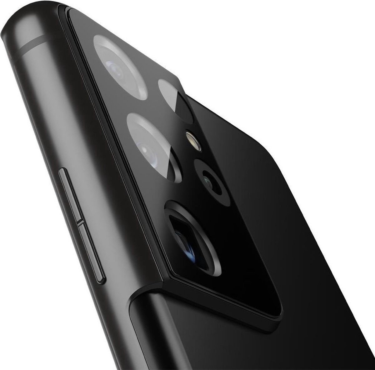 Solidenz Camera Protector - Geschikt voor Samsung Galaxy S21 Ultra - Zwart