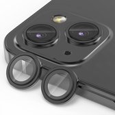 Geschikt Voor iPhone 13/13 Mini Camera Lens Protector - Solidenz Camera Protector - 13/13 Mini Cameralens Protector - Gehard Glas - Alleen Camerarondjes - Zwart