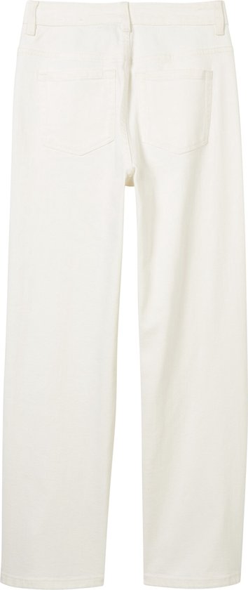 Pantalon Fille Tom Tailor - Coupe Large Style 5 Poches, Taille Haute, élastique à La Taille - 4