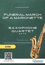 Funeral march of a marionette - Saxophone Quartet 1 - Saxophone Quartet sheet music: Funeral march of a Marionette (score)