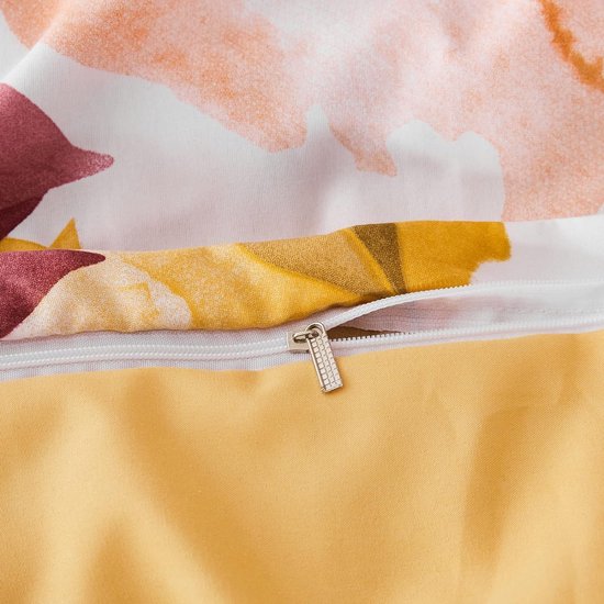 Bevroren bladeren dekbedovertrek flanel katoen