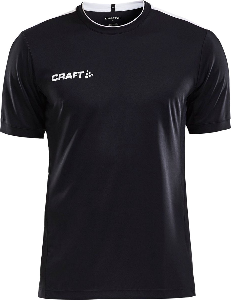 Craft Progress T-Shirt Heren - Zwart / Wit | Maat: XS
