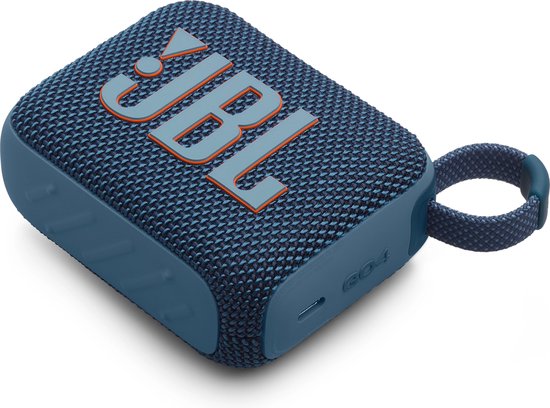 JBL Go 4 - Draadloze Bluetooth Mini Speaker - Draadloos Muziek Box - 7 uur - IP67 - Waterbestendig - Blauw