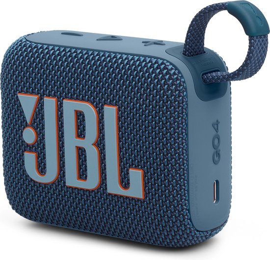 JBL Go 4 - Draadloze Bluetooth Mini Speaker - Draadloos Muziek Box - 7 uur - IP67 - Waterbestendig - Blauw