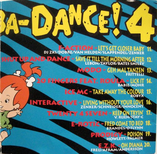 Yabba Dabba Dance! 4 - Electronic Euro House - 1 x CD Compilation