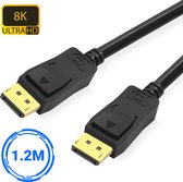 SBVR DisplayPort Kabel 1.4 - 8K 60Hz - male to male - HDR - 4K 144Hz - DP kabel - 1.2 meter