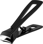 Nagelknipper - Voor kalknagels en teennagels - Nageltang - Pedicure - Manicure - Met extra grote opening - Zwart - LOUZIR
