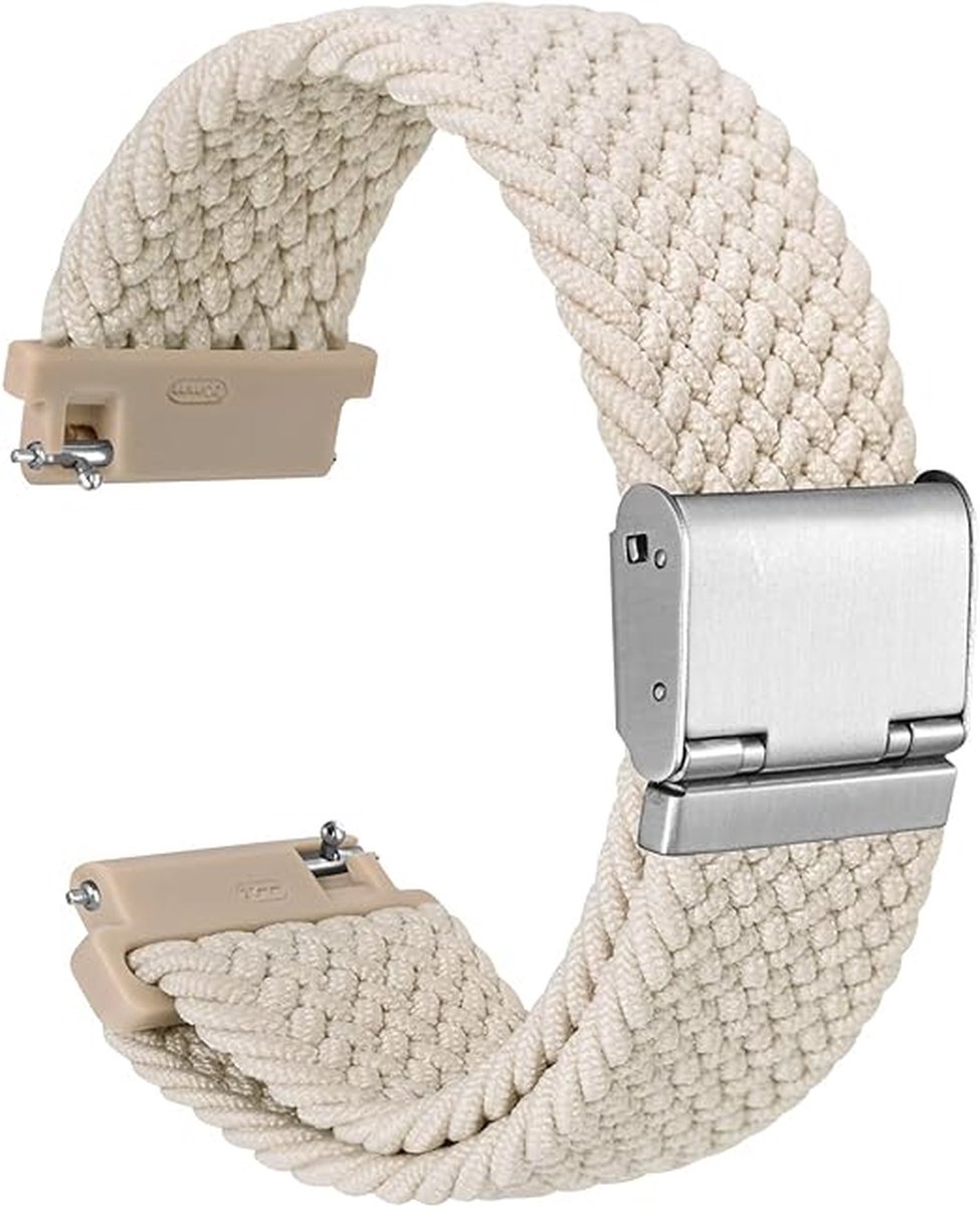 SHOP YOLO-Horlogeband met Verstelbare Gesp-Gevlochten Sporthorloge Banden voor Heren en Dames-Bandbreedte- 22mm-Sterrenlicht