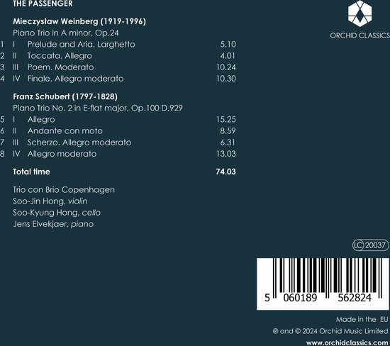 Trio Con Brio Copenhagen - The Passenger (CD)