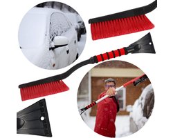 Springos IJskrabber - 2 in 1 - Sneeuwborstel - Ruitenkrabber - Auto - Accessoires - Winter