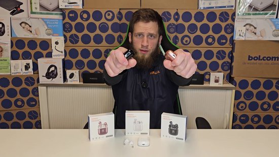 Draadloze Oordopjes - Bluetooth Oordoppen - Geschikt voor iOS & Android - Lange Batterijduur - Comfortabel Draagcomfort - Geweldige Geluidskwaliteit - Origineel Phreeze