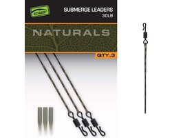 Fox Carp - End Tackle Naturals Submerged Leaders x 3 - Fox Carp