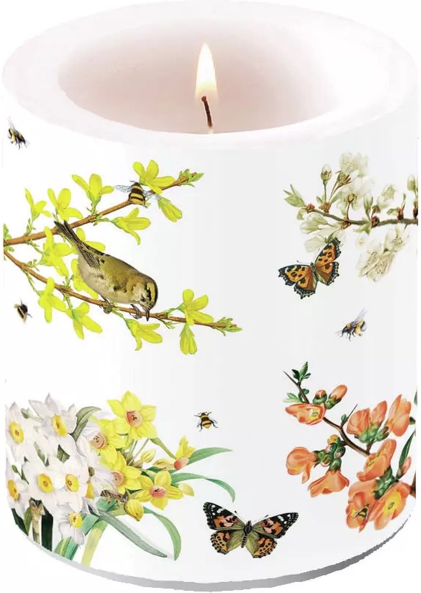 Ambiente kaars Medium Spring Awakening Gemengde kleuren