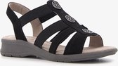Softline dames sandalen met zilverkleurige knopen - Maat 42