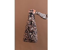 The Dog Label - Hondendraagtas - hondentas - draagtas hond - draagzak - kleine honden - hondendraagzak- pups - oude hondjes - honden reistas - leopard