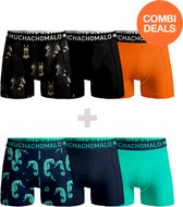 Muchachomalo Heren Boxershorts - 3 Pack - Maat M - 95% Katoen - Mannen Onderbroeken