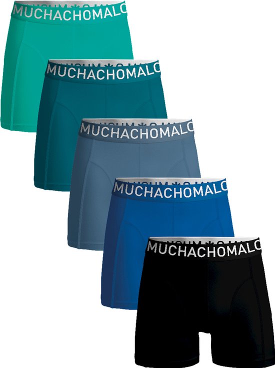 Muchachomalo Heren Boxershorts - 5 Pack - Maat M - 95% Katoen - Mannen Onderbroeken