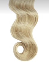 LUXEXTEND Weave Hair Extensions #613 | Human hair Blonde | Human Hair Weave | 60 cm - 100 gram | Remy Sorted & Double Drawn | Haarstuk | Extensions Blond | Extensions Haar | Extensions Human Hair | Echt Haar |  Weave Hair | Weft Haar | Haarverlenging