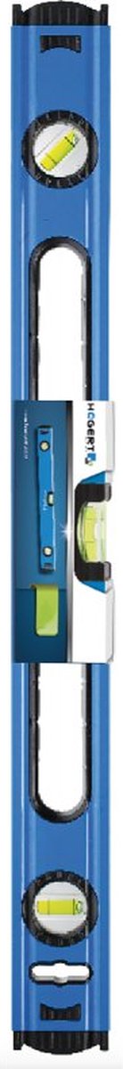Aluminium waterpas - 60 cm met 3 waterpasniveaus: 0°, 45° en 90°