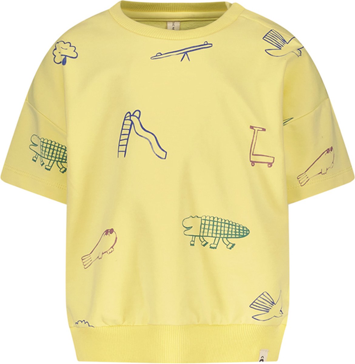 Mick The New Chapter D402-0331 Unisex Trui - My world is my playground - Maat 80