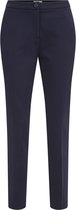 WE Fashion Dames slim fit pantalon met stretch