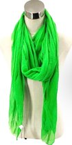 Lange Dunne Sjaal - Fel groen - 180 x 100 cm (8631982625#)