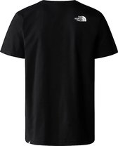 The north face simple dome t-shirt in de kleur zwart.