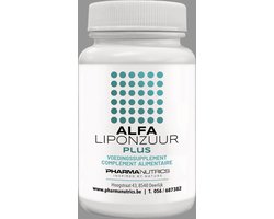 ALFALIPONZUUR 60 v-caps Pharmanutrics- Zenuwstelsel - Neuropathie- Anti-oxydant // Natuurlijk // Hypo-allergeen // Voedingssupplement