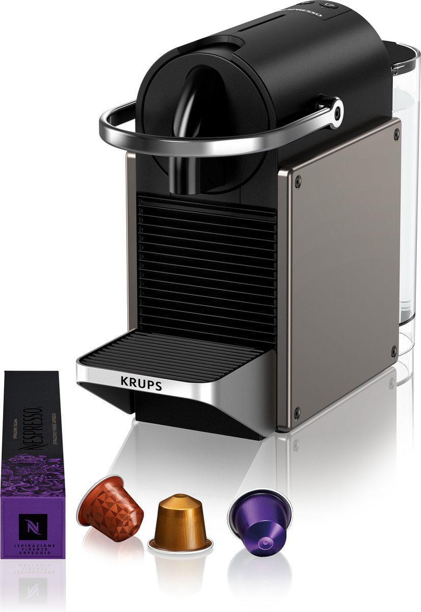 Krups Pixie XN306T - Koffiecupmachine - Titan