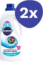 Ecozone Gecont. Vloeibaar Wasmiddel zonder Enzymen (50 wasbeurten) (2x 2L)