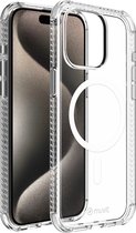Muvit, Case Geschikt voor Apple iPhone 15 Pro Max Schokbestendig 3M MagSafe-compatibel, Transparant