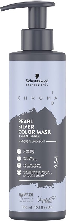Schwarzkopf Chroma ID Kleurmasker 300ml - Pearl Silver