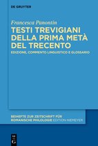 Beihefte zur Zeitschrift fur Romanische Philologie476- Testi trevigiani della prima metà del Trecento