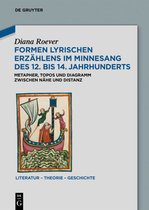 Literatur – Theorie – Geschichte17- Formen lyrischen Erzählens im Minnesang des 12. bis 14. Jahrhunderts