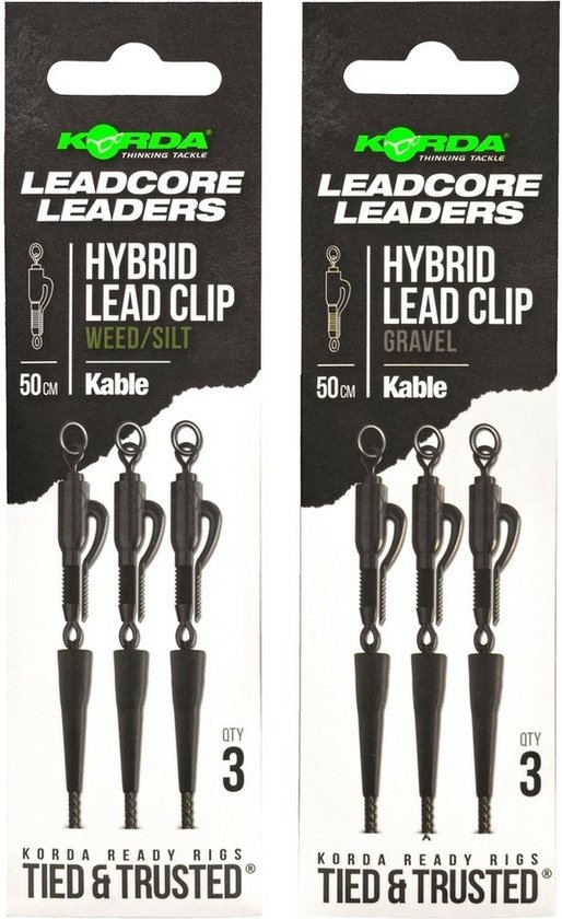 Kable Leadcore Leader Hybrid Lead Clip Korda van Korda — afbeelding 3