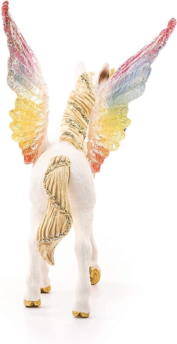 schleich BAYALA - Gevleugelde regenboogeenhoorn, veulen - Unicorn Speelgoed - 70577 — afbeelding 2