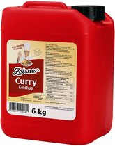 Zeisner Curry ketchup Fles 6 kilo