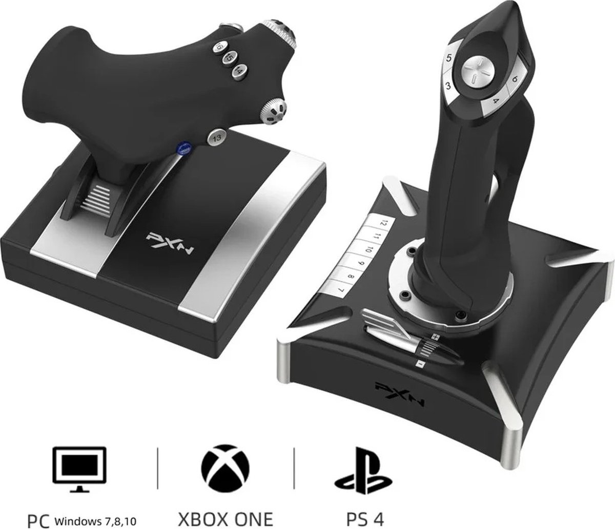 Flight Simulator - Flight Simulator Controls - Geschikt Voor PlayStation 4, Xbox One En Windows - Zwart - Merkloos