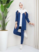 Lange trainingspak voor hijab islamitic pak Official Trainingspak Track suit Dames Trainingspak Dames Set Merk MMH Set Fashion Casual Trainingspak Dames Kleding -M