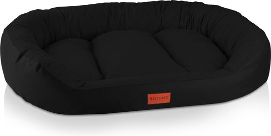 BedDog Hondenbed Grote Honden - Hondenkussen XL - Ovale Hondenmand Wasbaar - Hondensofa - Hondenbedden voor Grote Honden - Hondenbed van Alicante stof en Cordura