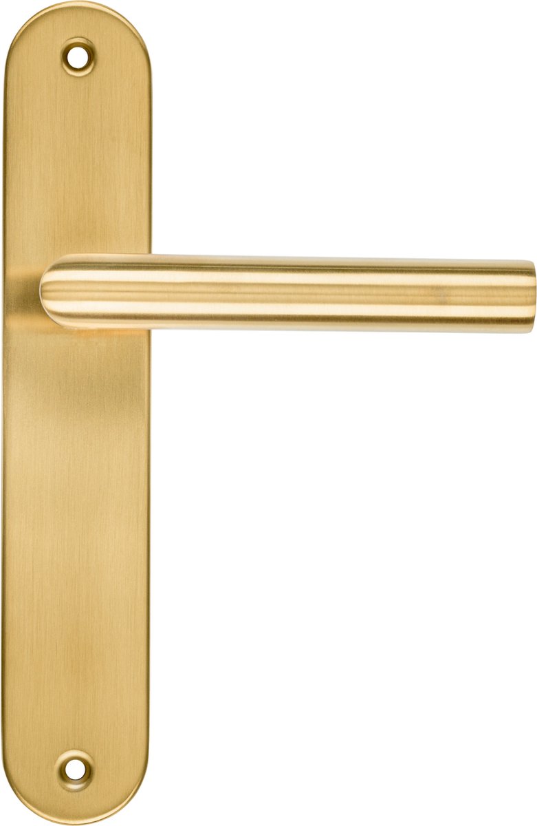 Ostiumhome® Andria - Deurklink - Mat Goud - op Schild - Rond - Complete Set
