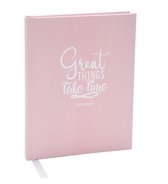 Verhaak - Agenda 2024/2025 - Pastel roze - Week op 2 pagina's - Hardcover - A5 (22x16cm)