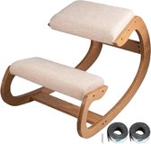 Chaise genou durablement C - Chaise genou ergonomique - Chaise berçante - Chaise de bureau ergonomique - Posture du corps - Bois