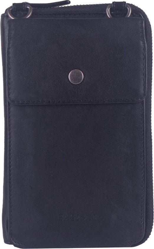 Bag2Bag modèle Sorso portefeuille et pour mobile couleur Noir super pratique