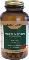 Natupharma Multi Medium - Multi vitamine & Mineralen - zonder B6 - 120 tabletten