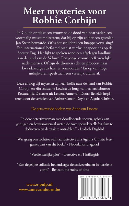 Een Robbie & Lowina mysterie - Meer mysteries voor Robbie Corbijn