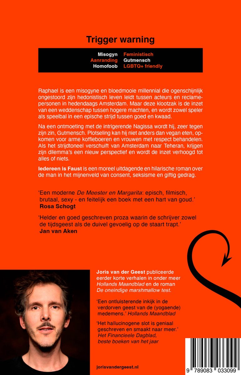 Iedereen is Faust - back cover