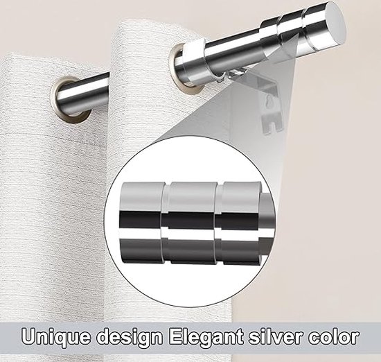 gordijnroede kledingstang, douchegordijnstang, extra lang