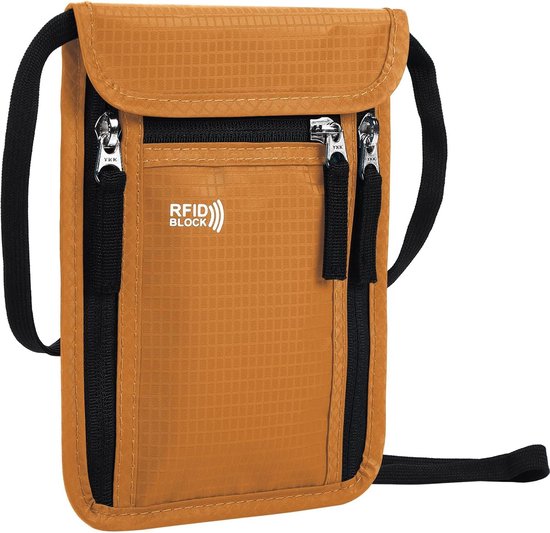 Pochette Voyage RFID Zero Grid - Protection Passeport Et Cartes Sac Voyage Sécurisé